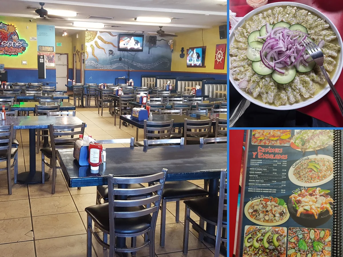 Colorful Mexican dishes served for dine-in.